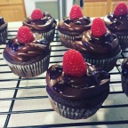 Chocolate Raspberry Chambord Cupcakes